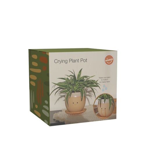 Winkee - Crying Plant Pot - Planter / Gadgets