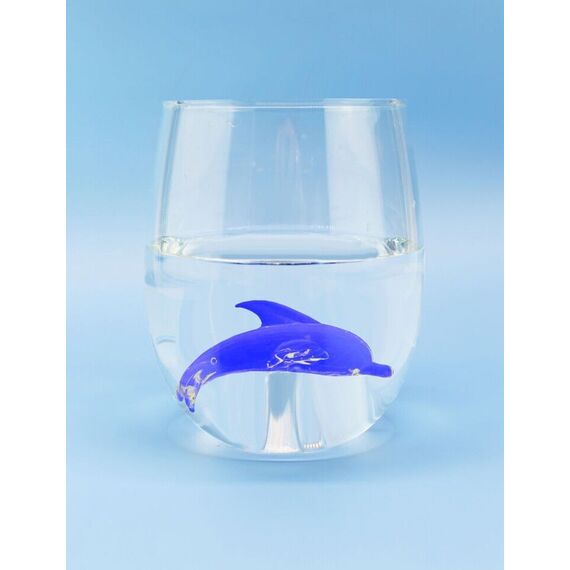 Winkee - Drinking Glasses - Handmade Dolphin / Gadgets