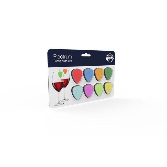 Winkee - Drinks Markers - Plectrum Glass Markers - Set of 8 / Gadgets