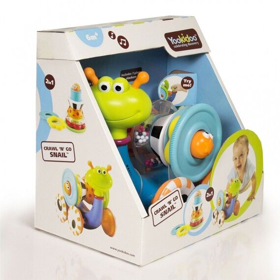 Yookidoo - Crawl 'N' Go Snail / Toys