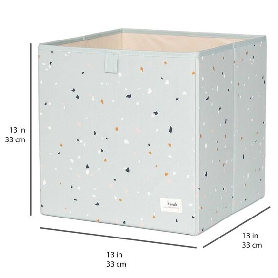 3 Sprouts - Storage Box Terrazzo/Green / Baby and Children