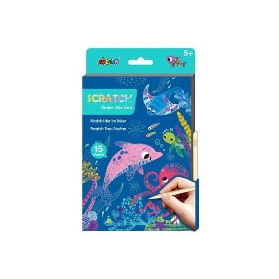 Avenir - Under the Sea A5 Scratch Book - (58CH221828) / Toys
