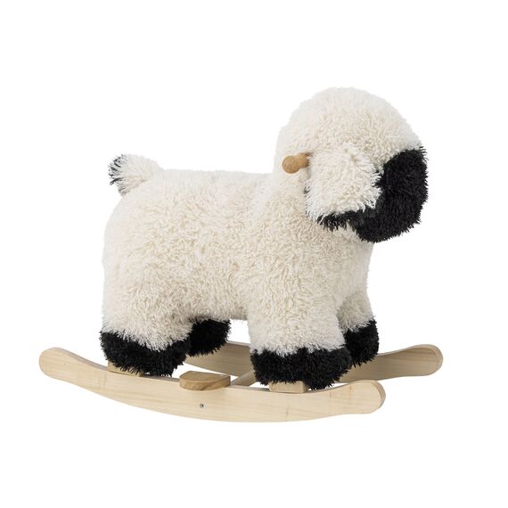 Bloomingville MINI - Dolly Rocking Toy, Sheep, White, Polyester - (82062340) / Toys