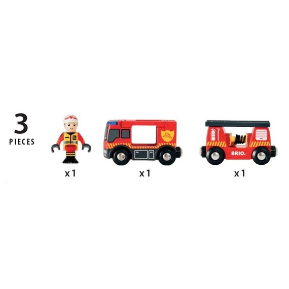 BRIO - Emergency Fire Engine (33811) / Toys