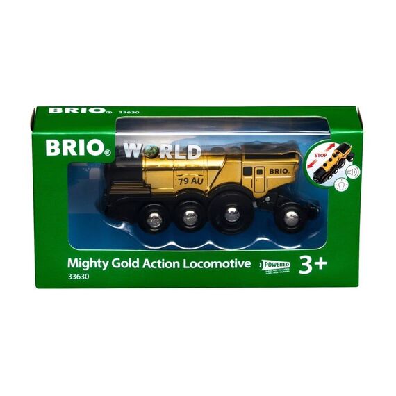 BRIO - Gold action locomotive (33630) / Toys