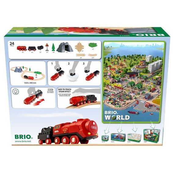 BRIO - Steam locomotive set - (36017) / Toys
