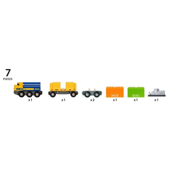 ​BRIO - Three-Wagon Cargo Train​ (33982) / Toys