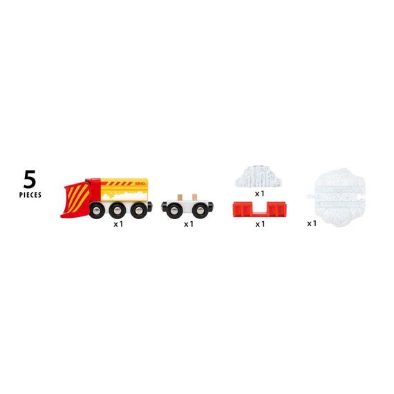 BRIO - Train with snow plow (33606) / Toys