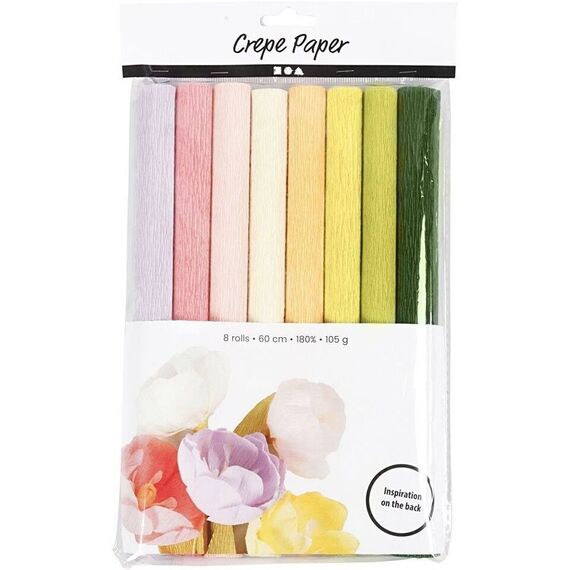 Crepe Paper - Pastel Colours (209001) / Toys