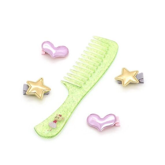 Lucky Doggy - Hair Accessories Green Brush - (OT-LDA5006) / Toys