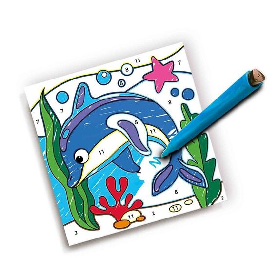 SES Creative - Colour by Numbers - Triangular Pens - (S14690) / Toys
