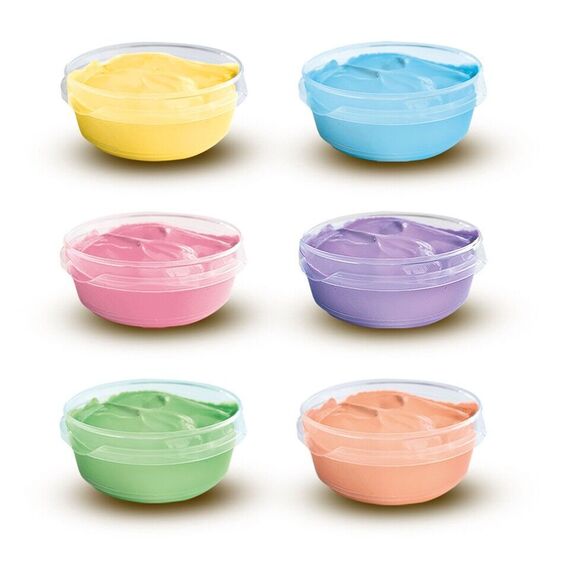 SES Creative - Fingerpaint Pastel 6x45ml - (S00397) / Toys