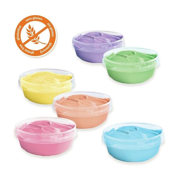 SES Creative - Fingerpaint Pastel 6x45ml - (S00397) / Toys