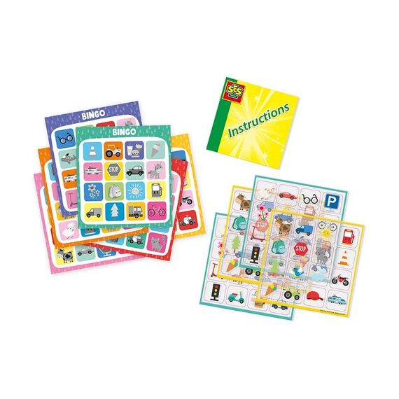 SES Creative - Game Bingo Car Window Stickers - (S02238) / Toys