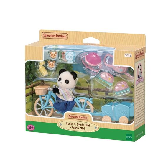 Sylvanian Families - Cycle & Skate Set - Panda Girl (5652) / Toys