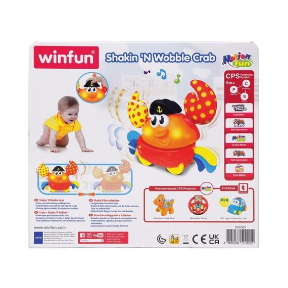 Winfun - Shakin 'N Wobble Crab (1005-NL) / Toys
