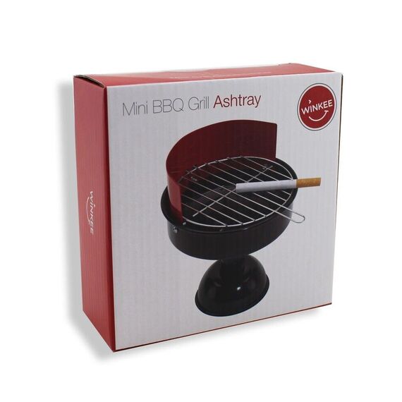Winkee - Mini BBQ Grill Ashtray - 12 cm diameter / Gadgets