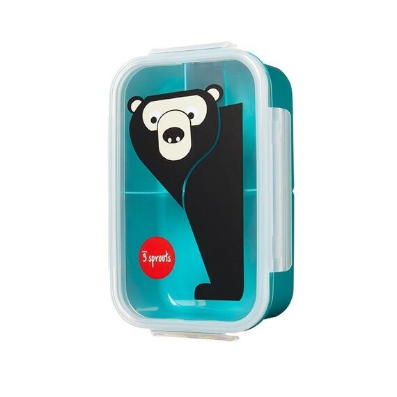 3 Sprouts - Bento Box - Teal Bear / Toys