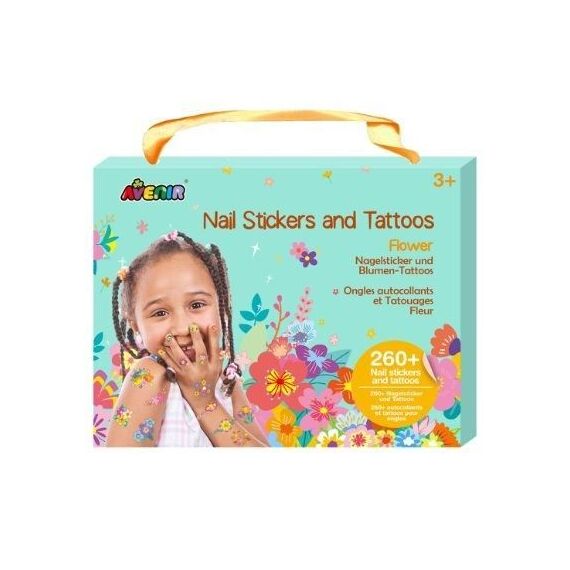 Avenir - Nail Stickers and Tattoos - Flower (58NA218207) / Toys