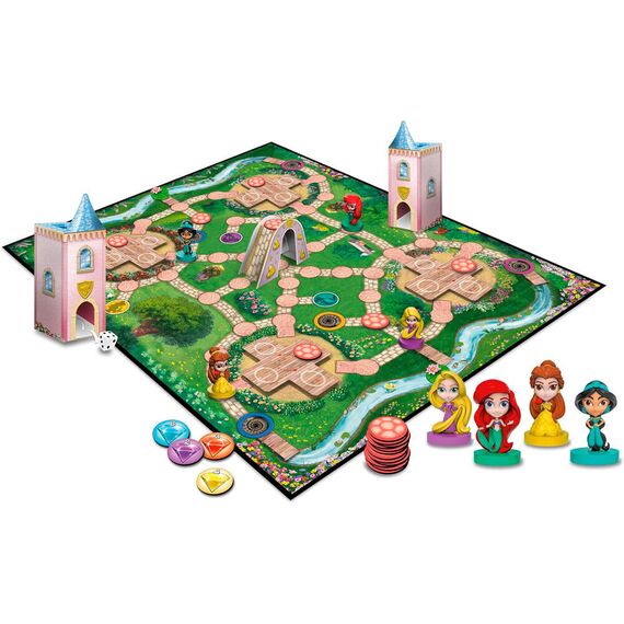 Spanish Disney Princess Race Chase board game - Board Games - Various - Techbox