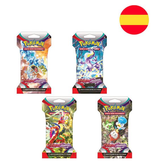 Spanish Pokemon Scarlet & Violet Collectible card game envelope |  Techbox