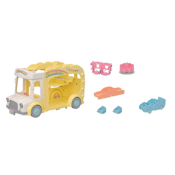 Sylvanian Families - Rainbow Fun Kindergarten Bus (5744) / Toys