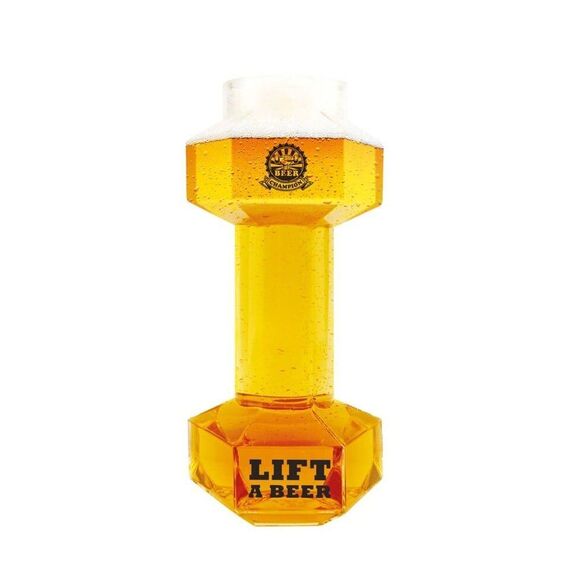 Winkee - Dumbbell Beer Glass - Glass / Gadgets