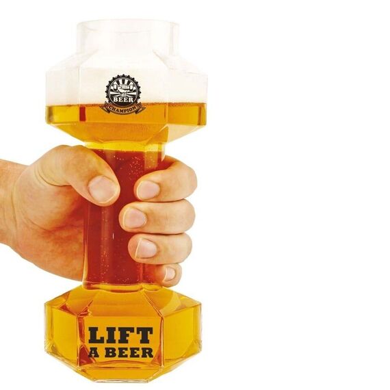 Winkee - Dumbbell Beer Glass - Glass / Gadgets