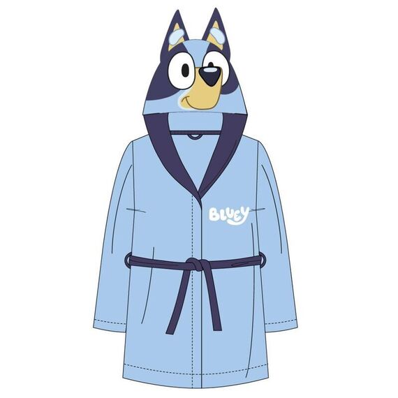 Bluey coral fleece robe