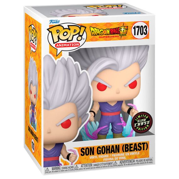 POP figure Dragon Ball Super Super Hero Gohan Beast 5 + 1 Chase - Funko POP - Collectibles - Techbox