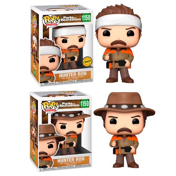 POP figure Parks and Rec Hunter Ron 5 + 1 Chase - Funko POP - Collectibles - Techbox