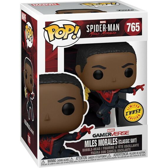 POP figure Spiderman Miles Morales - Miles Morales Classic Suit 5 + 1 Chase |  Techbox