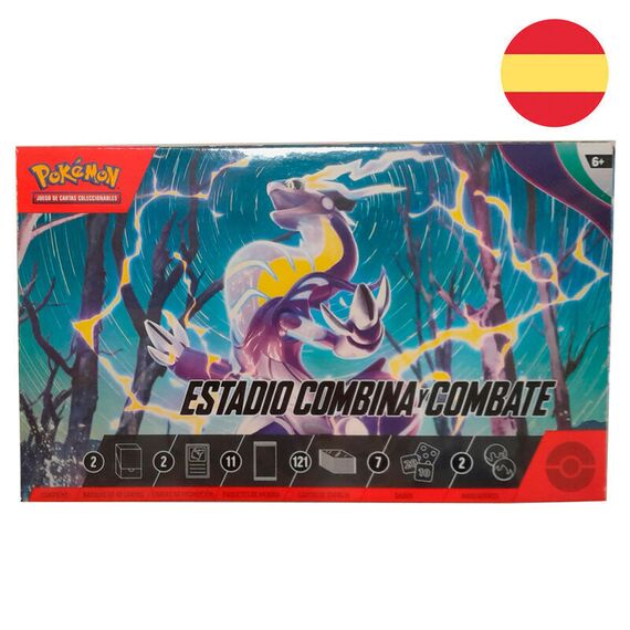Spanish Pokemon Combine and Combat Stadium Collectible card game box |  Techbox