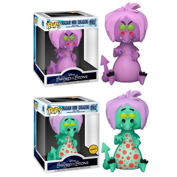 POP figure Disney The Sword in the Stone Mim as Dragon 15cm 10+2 Chase - Funko POP - Collectibles - Techbox
