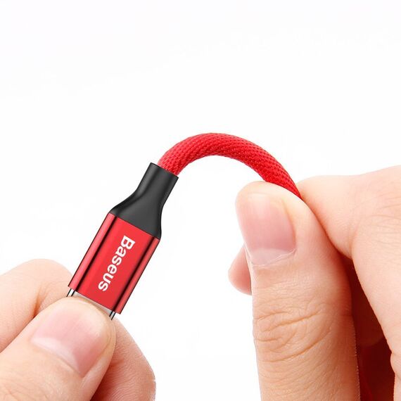 Baseus Yiven USB / Lightning Cable with Material Braid 1,8M red (CALYW-A09) - Cables & Adapters - Cables & Accessories - Techbox
