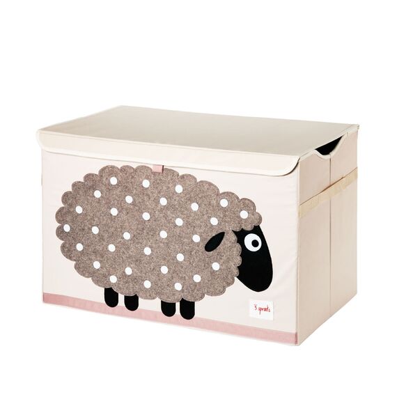 3 Sprouts - Toy Chest - Beige Sheep / Baby and Children
