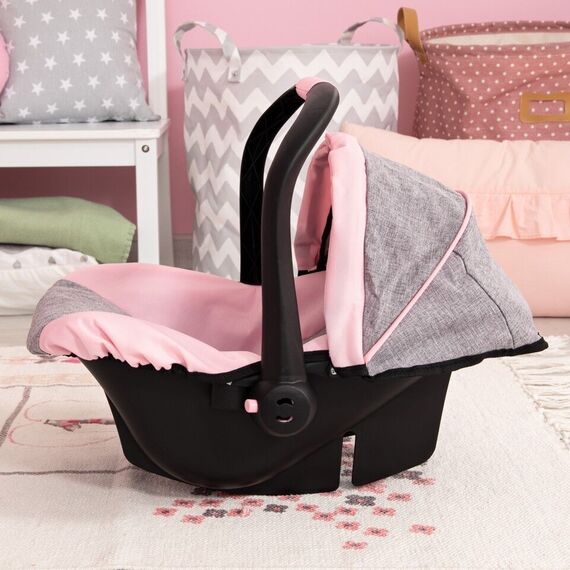 Bayer - Deluxe Car Seat with Cannopy - Grey (67933AA) / Toys