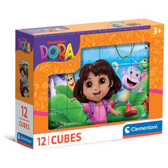 Dora the Explorer cube puzzle 12pcs |  Techbox
