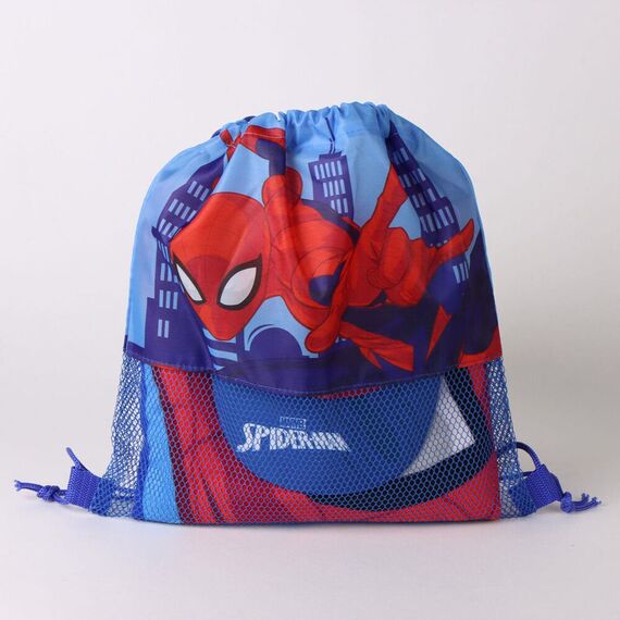 Marvel Spiderman towel + bag + cap set |  Techbox