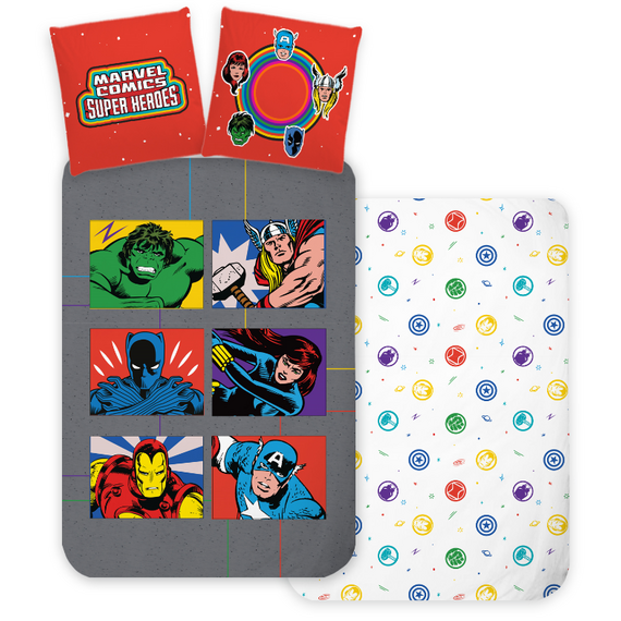 Bed Linen - Adult Size 140 x 200 cm - Avengers (1000931) / Baby and Children |  Techbox