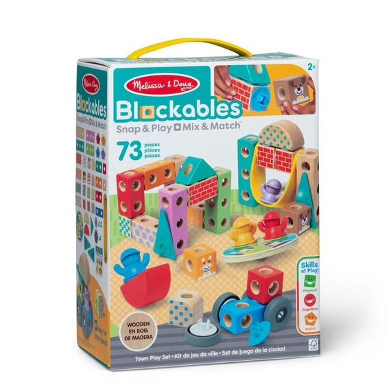 Melissa & Doug - Blockables Building Set Town (806012) / Toys
