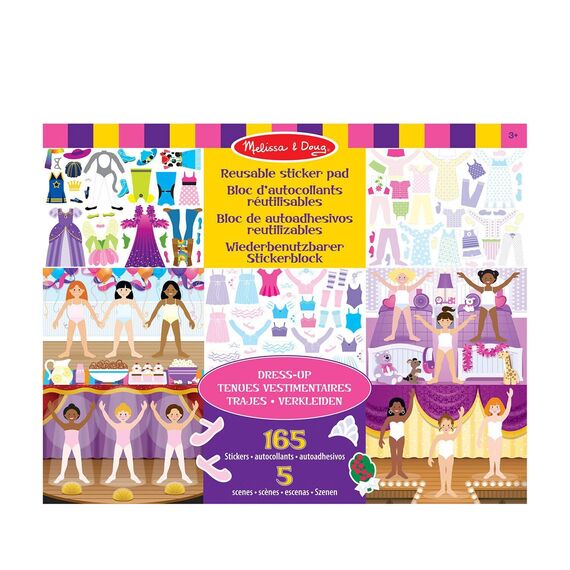 Melissa & Doug - Reusable Sticker Pad Dress-up (806039) / Toys