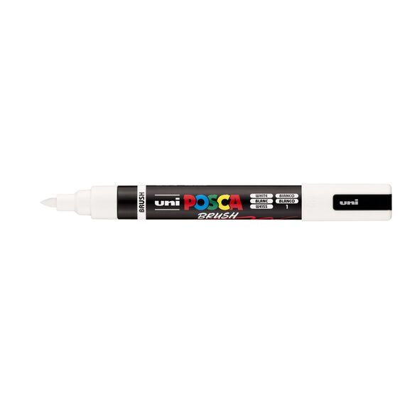 Posca - Brush PC-5BR - Hvid (401506-52) / Toys