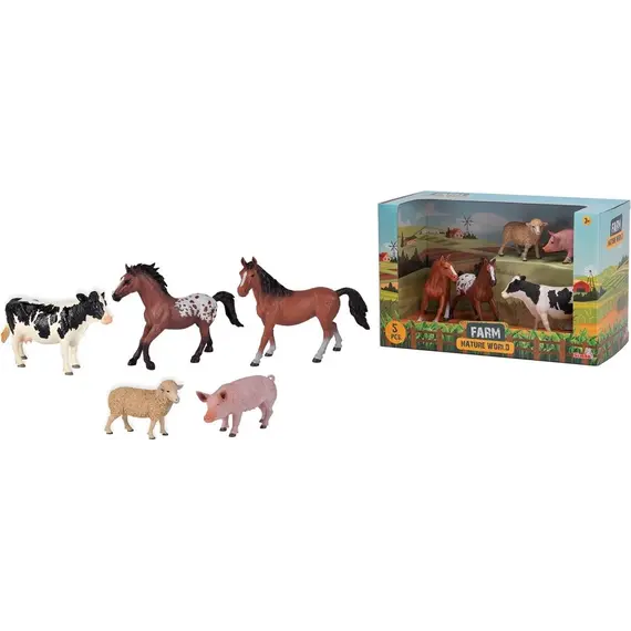Simba - Nature World - Farm Animals Set (104343102) / Toys