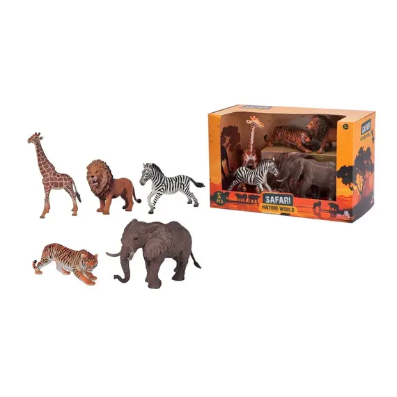Simba - Nature World - Safari Animals Set (104343103) / Toys