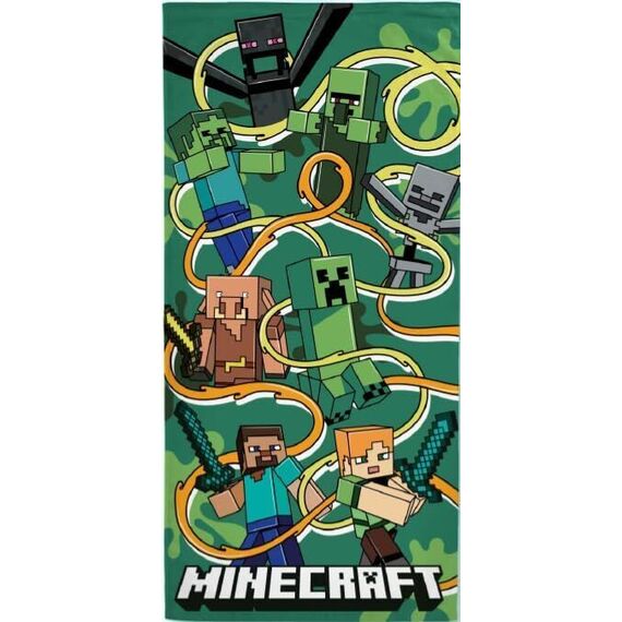 Towel - 70 x 140 cm - Minecraft Monsters (1029331) / Baby and Children