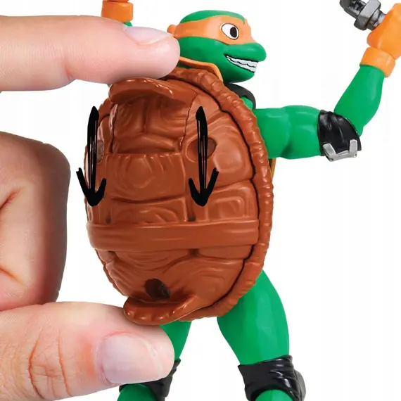 Turtles Mutant Mayhem - Basic Figures 12cm - Shell Spin Mikey / Toys