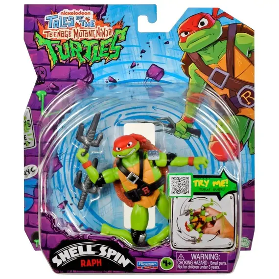Turtles Mutant Mayhem - Basic Figures 12cm - Shell Spin Raph / Toys