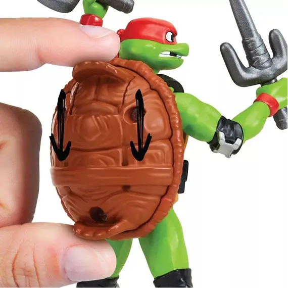 Turtles Mutant Mayhem - Basic Figures 12cm - Shell Spin Raph / Toys