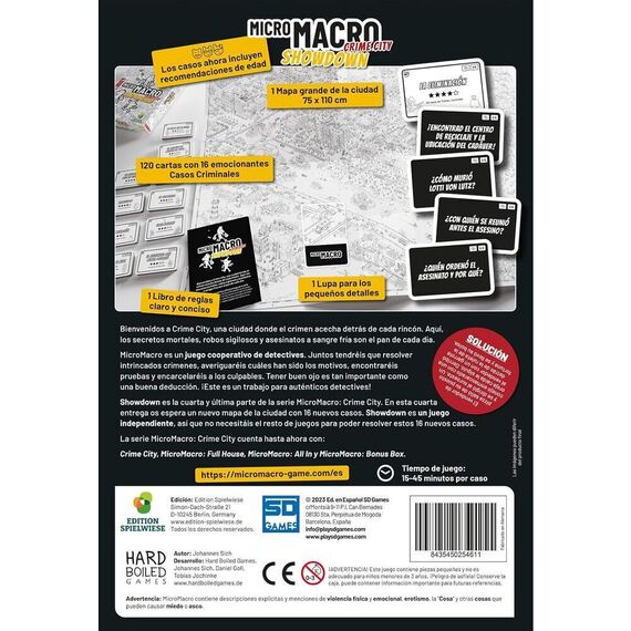 Spanish Micro Macro Showdown game